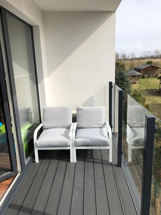 Apartament U Maksa W Slonecznych Apartamentach ウストロニエ・モルスキエ エクステリア 写真